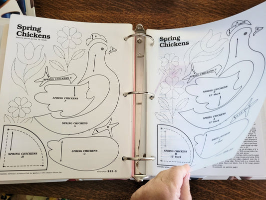 Spinning Spools Quilt Pattern Binder Set