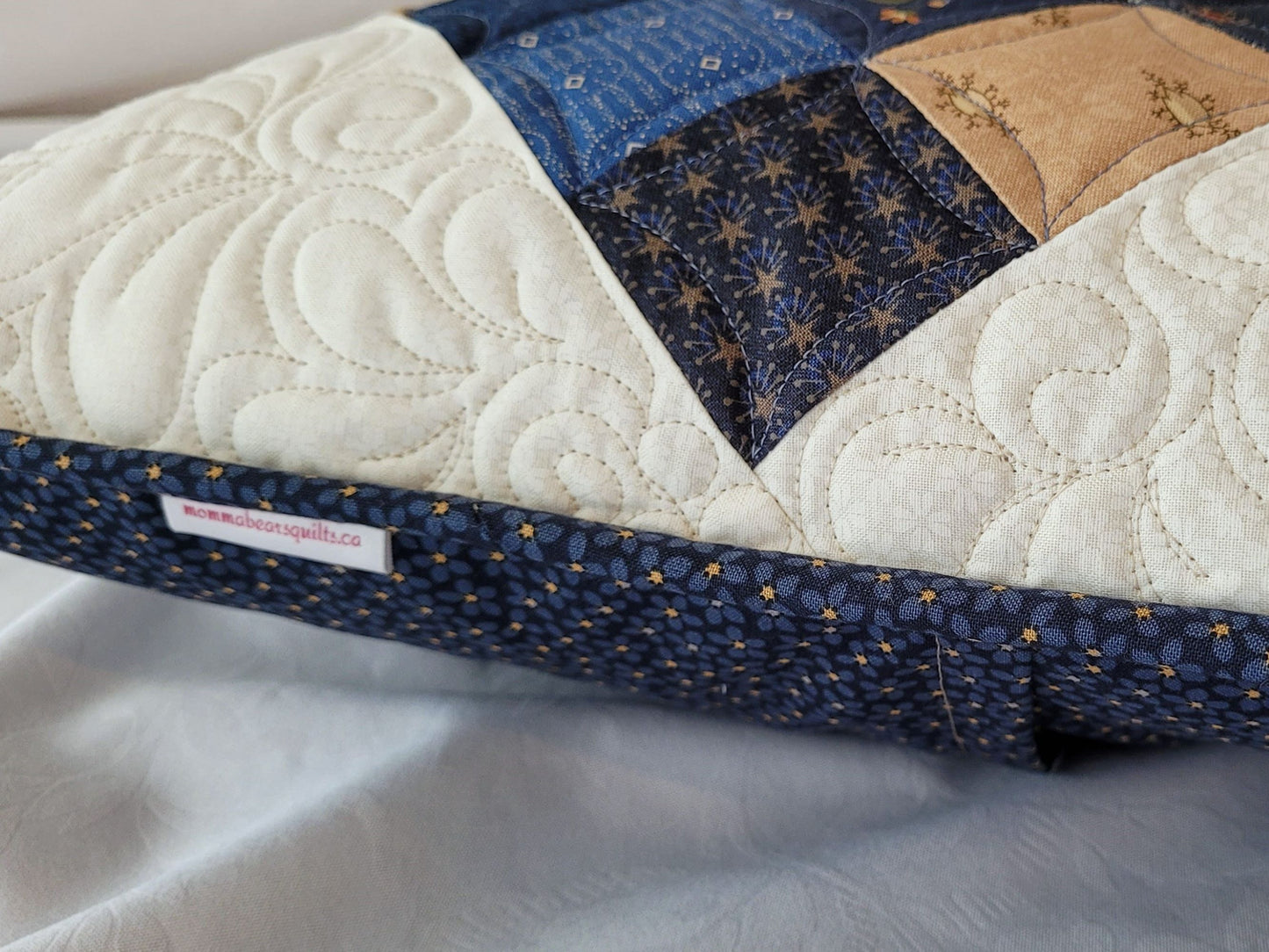 Quilted Throw Pillows, 15 inch