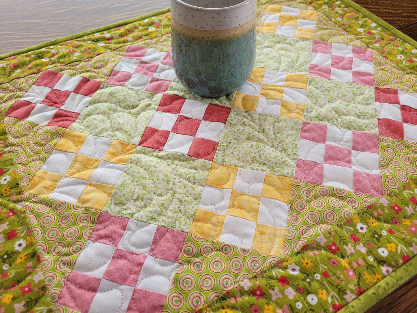 quilted table topper