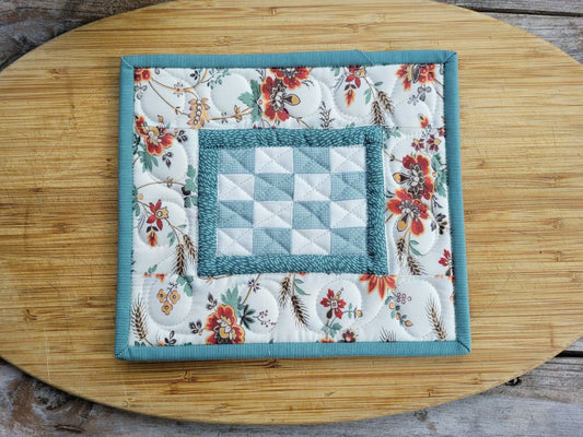quilted patchwork pot holder
