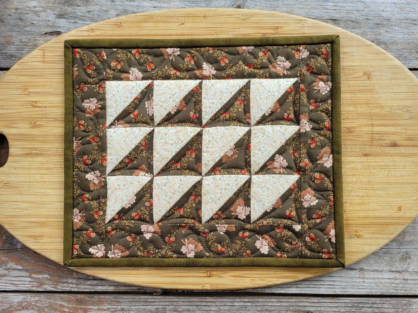 large quilted hot mat