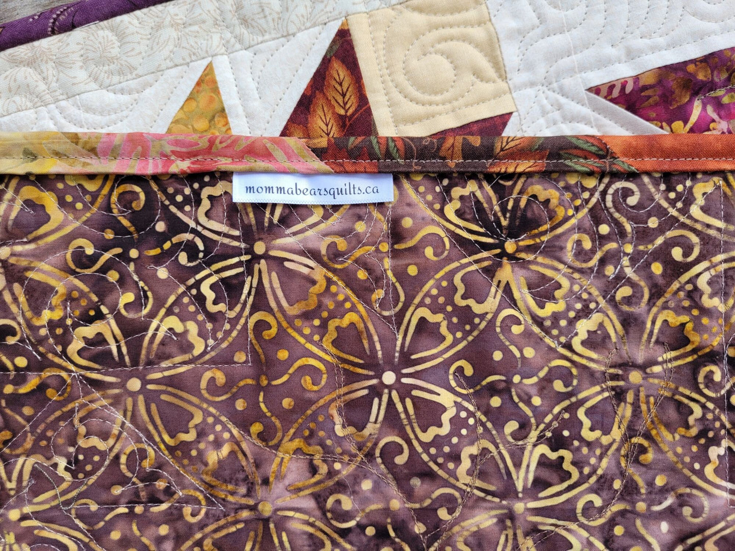 back of table runner