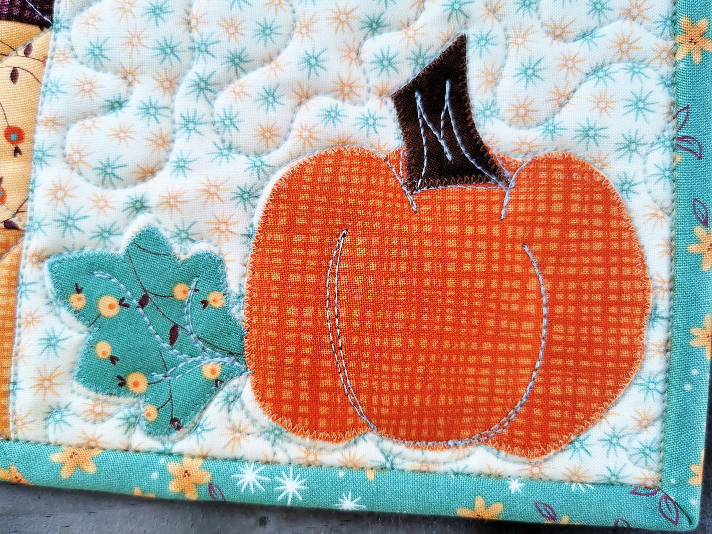 Pumpkin Mug Rug
