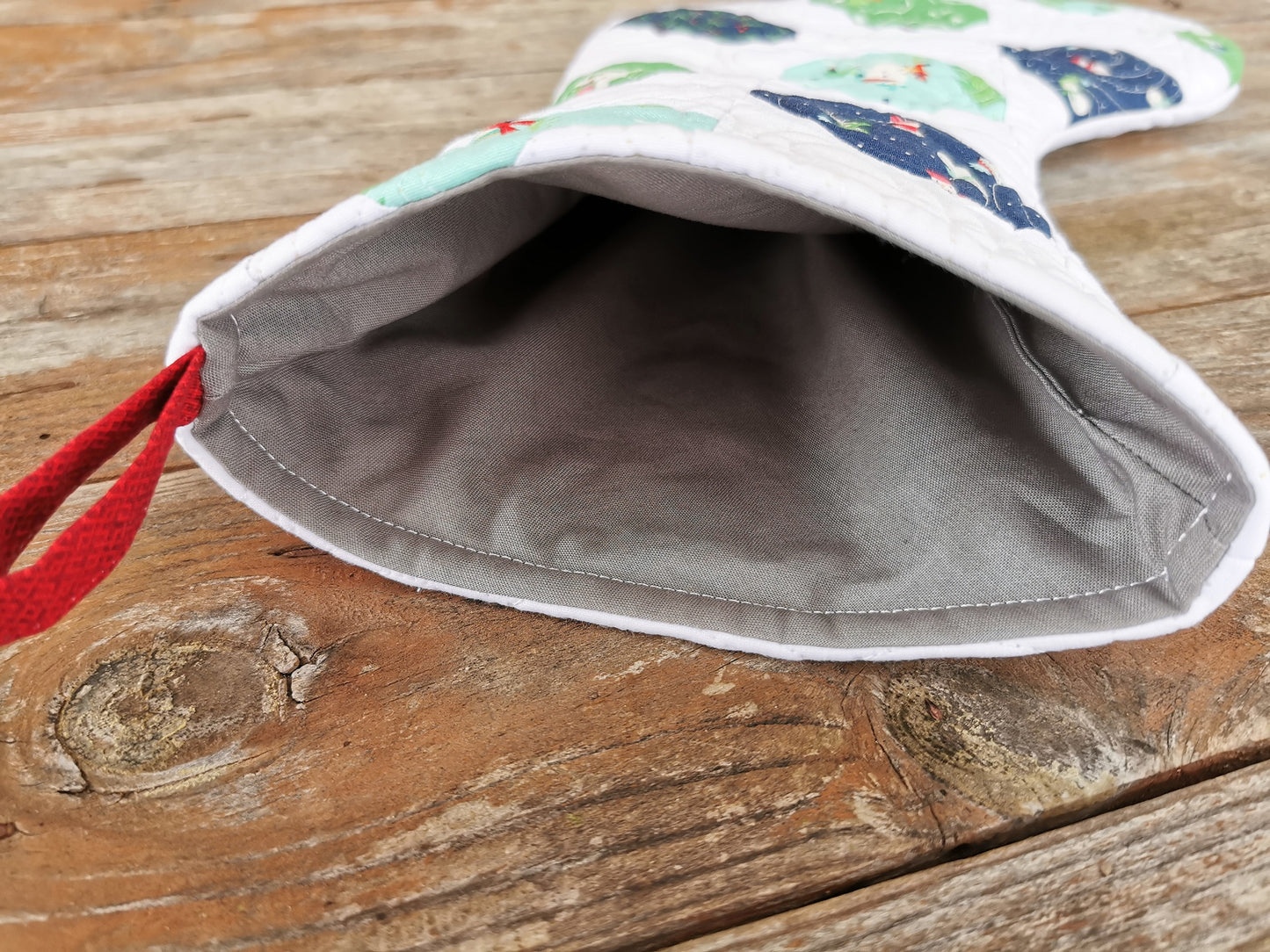 Quilted Snowman Christmas Stocking