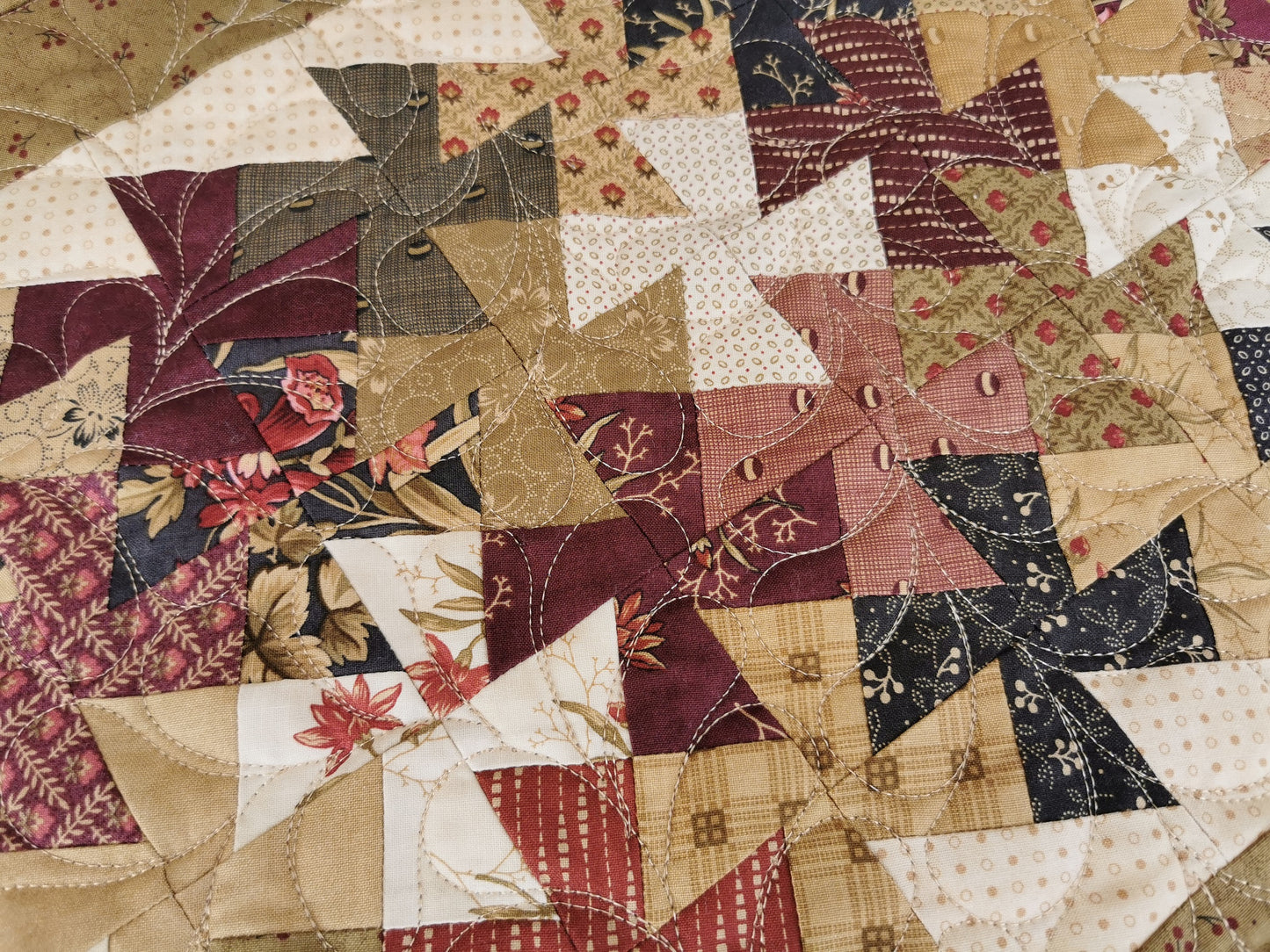 Patchwork Twister Table Runner