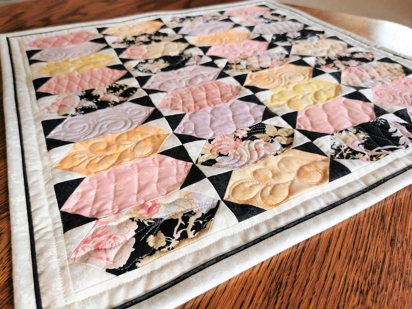 Floral Pastel Mini Quilt