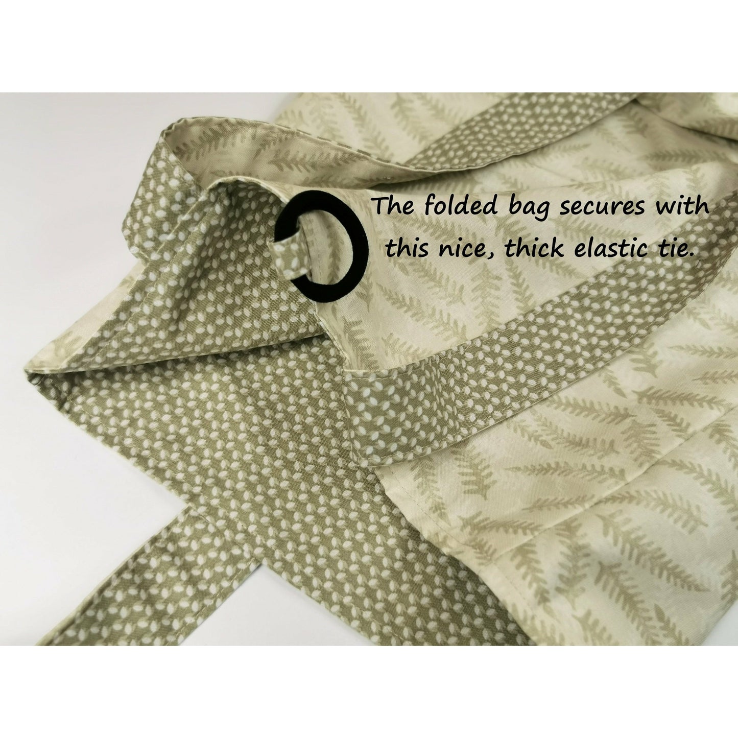 Grey and Blue Tote Bag