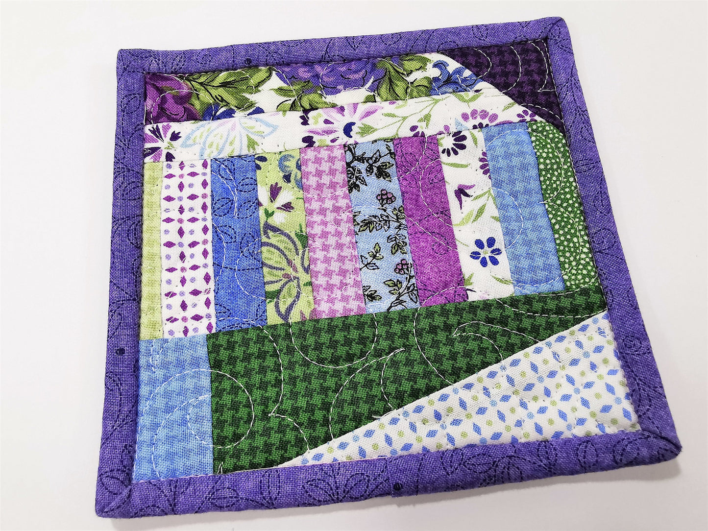 Patchwork Coasters, set of two