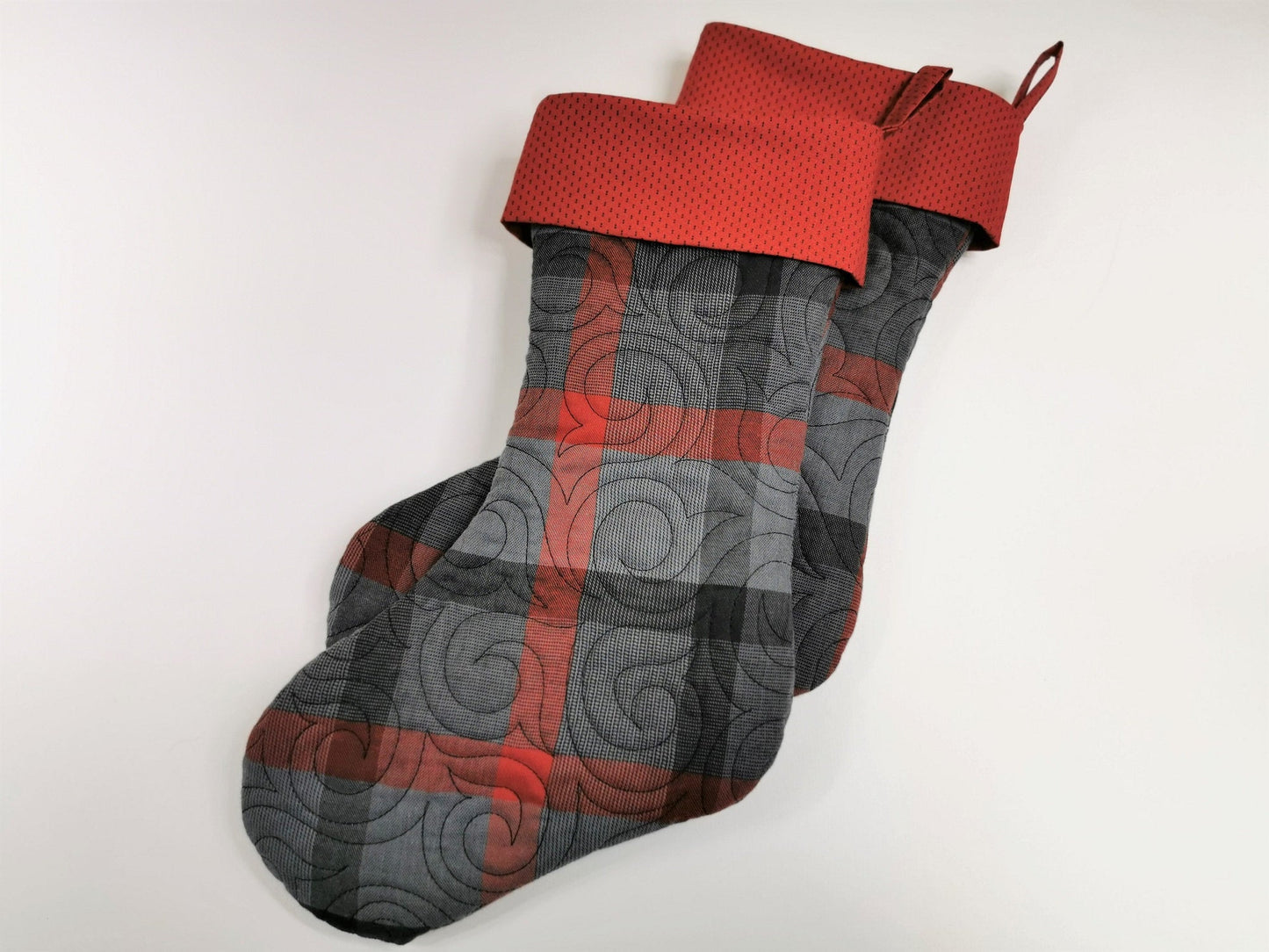 Plaid Christmas Stocking