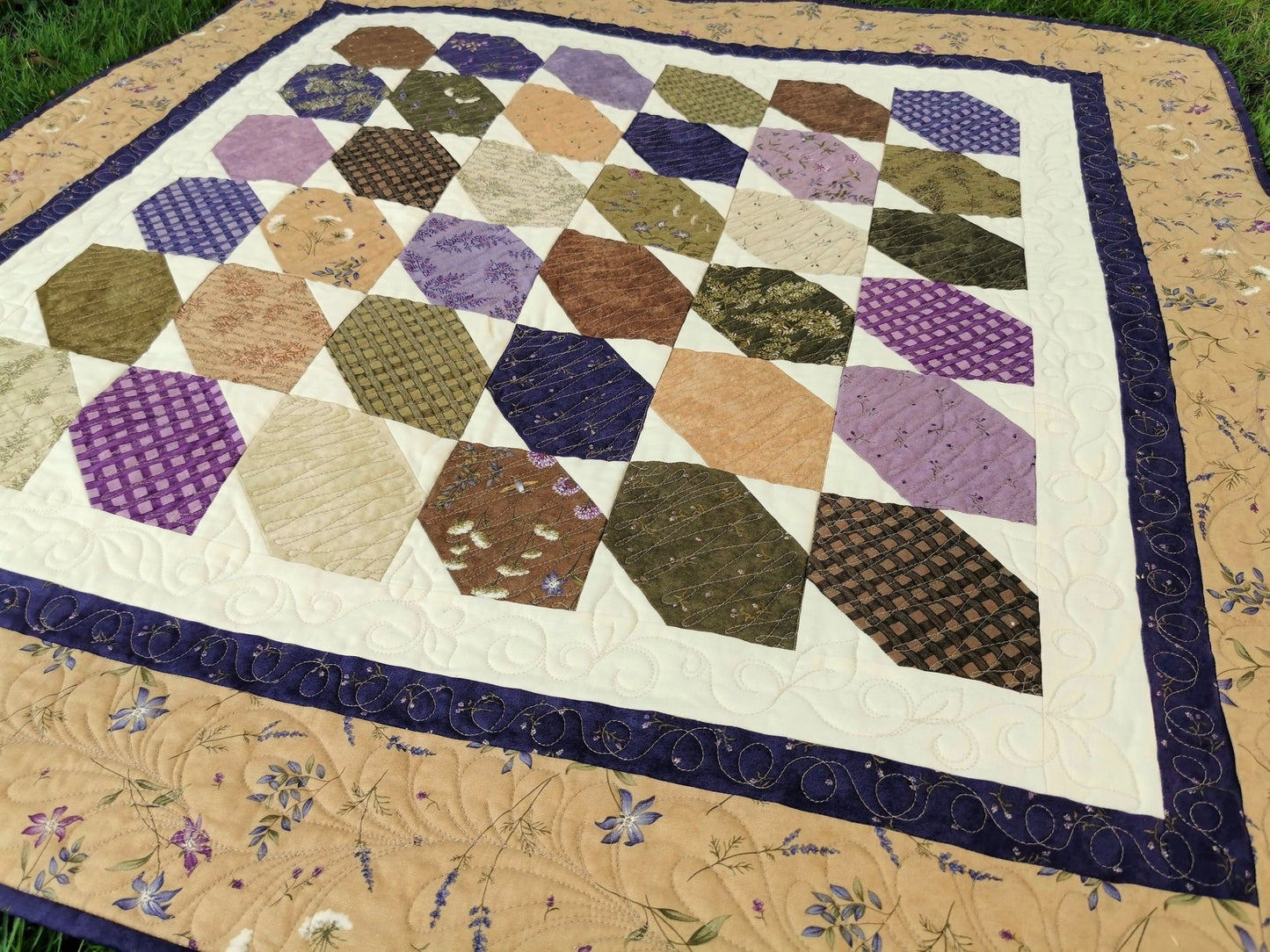 floral table topper