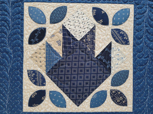 scrappy bear paw patchwork quilt