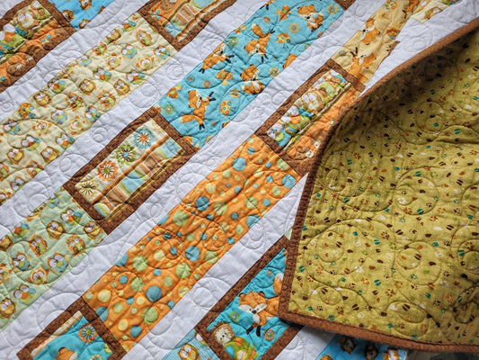 fox kids quilt