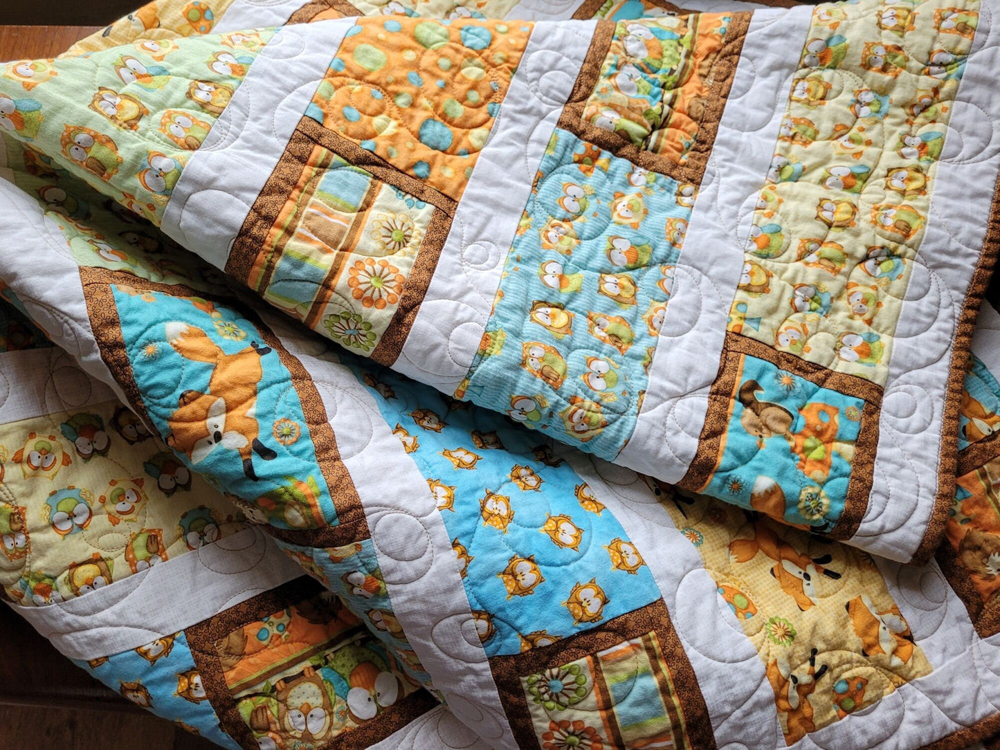 forest animal blanket