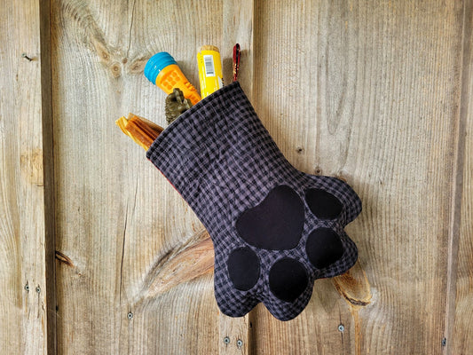 Paw Pet Stocking, Dog and Cat Christmas Stocking