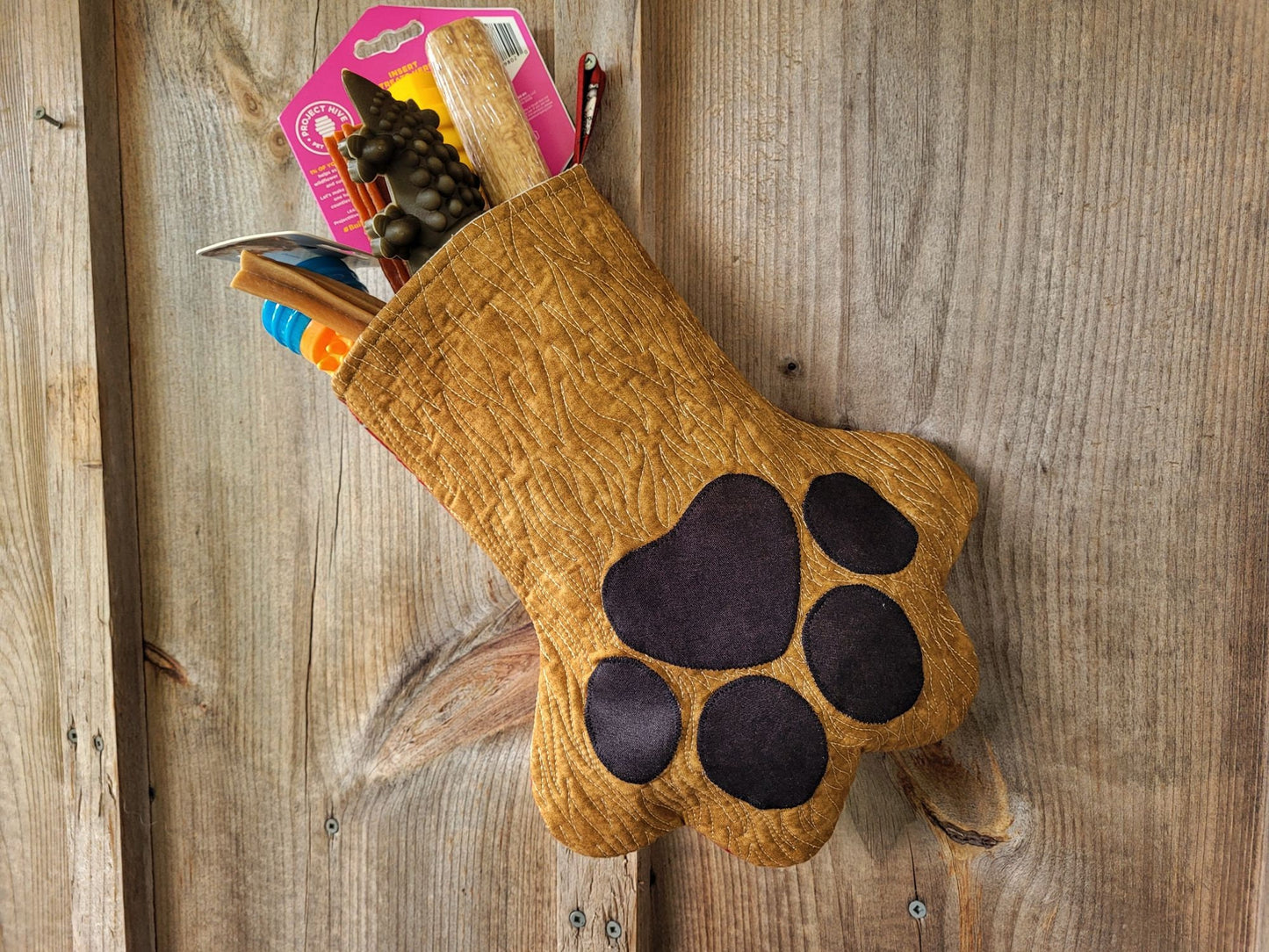 Paw Pet Stocking, Dog and Cat Christmas Stocking