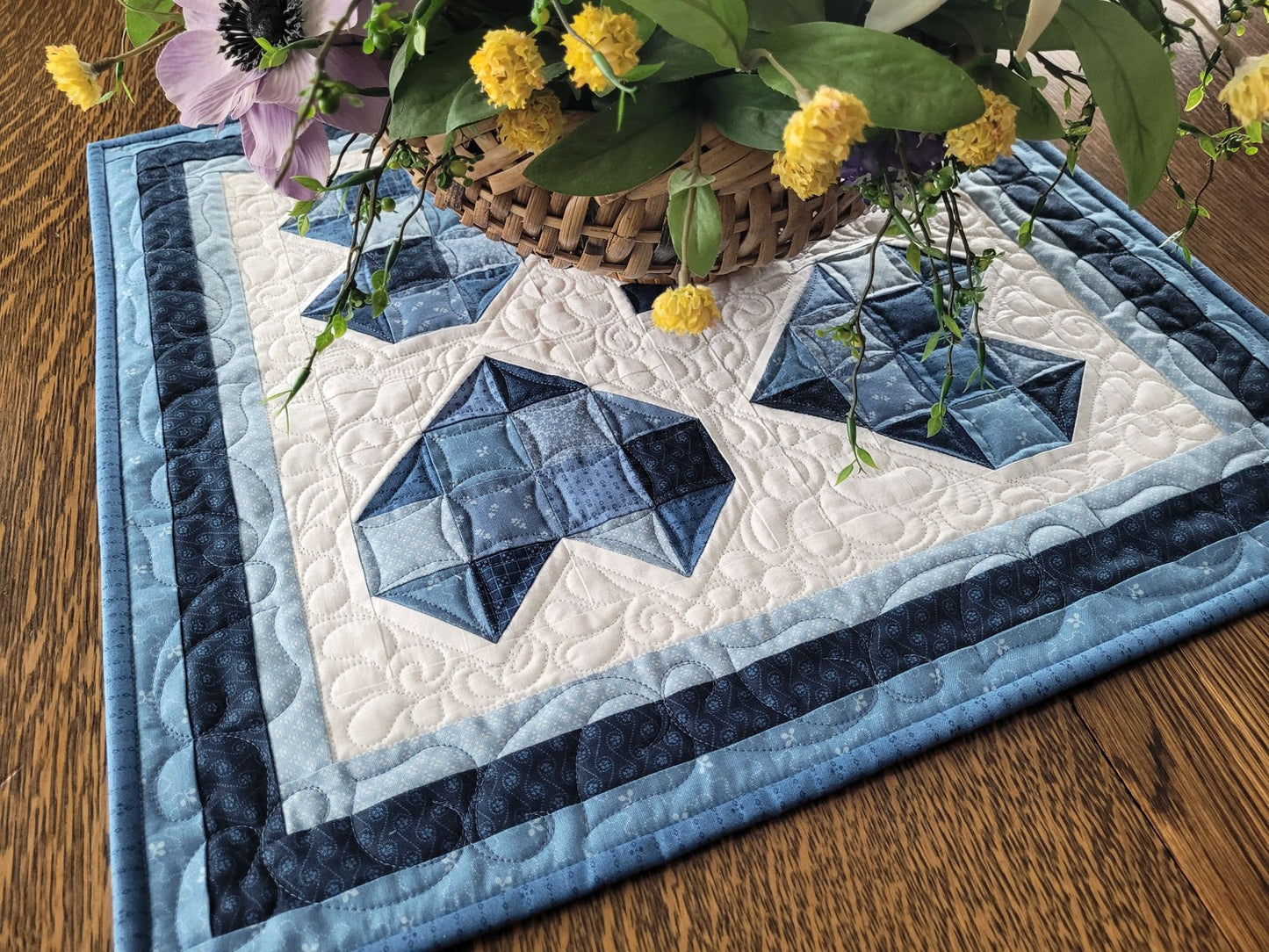 quilted centerpiece mat