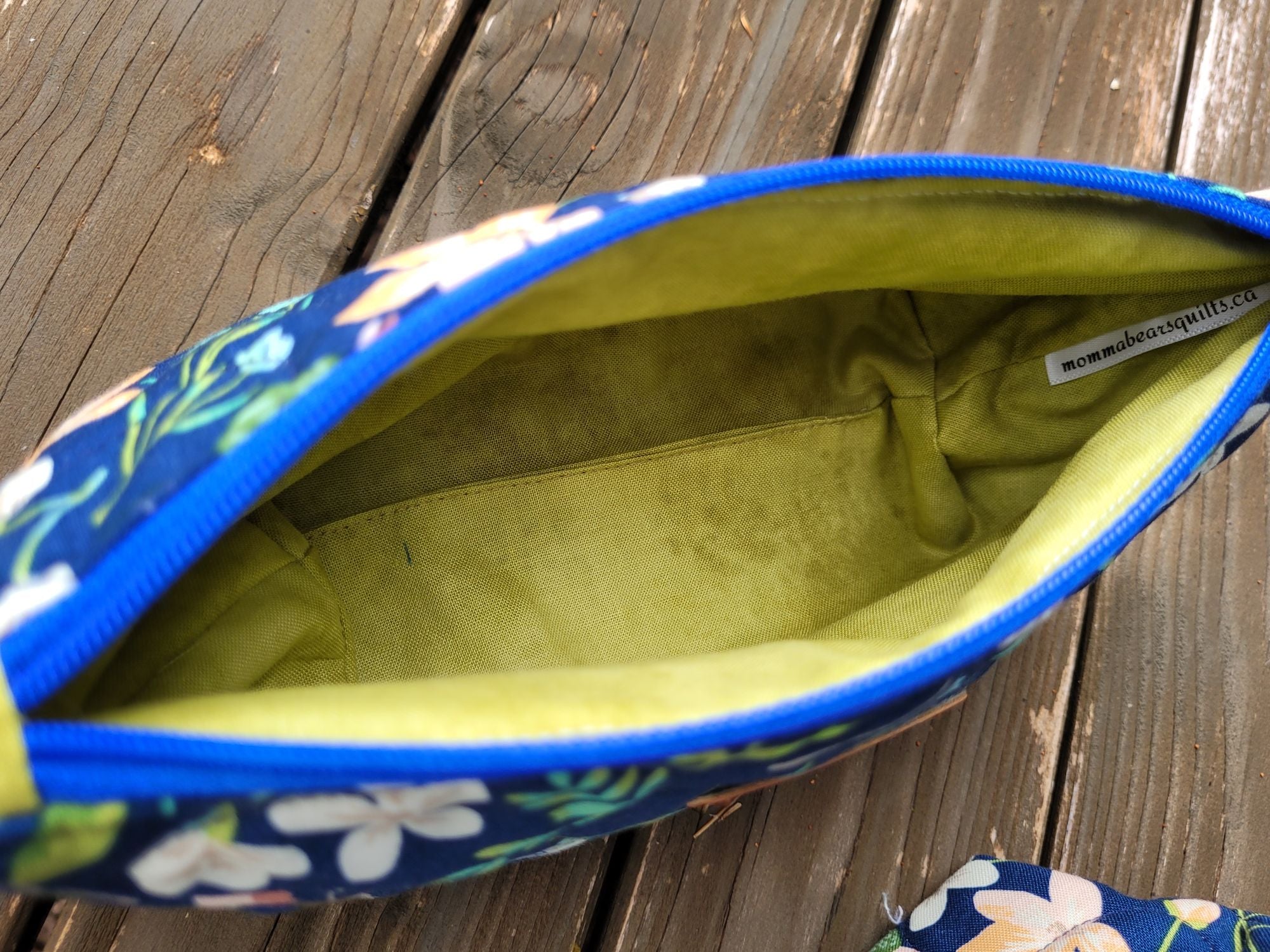 interior of pouch