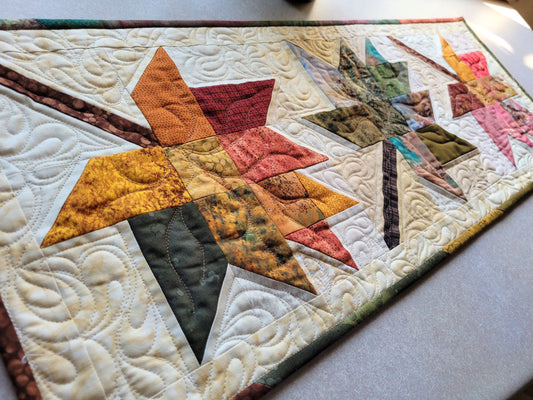 Autumn Blaze 3 Leaf Table Runner