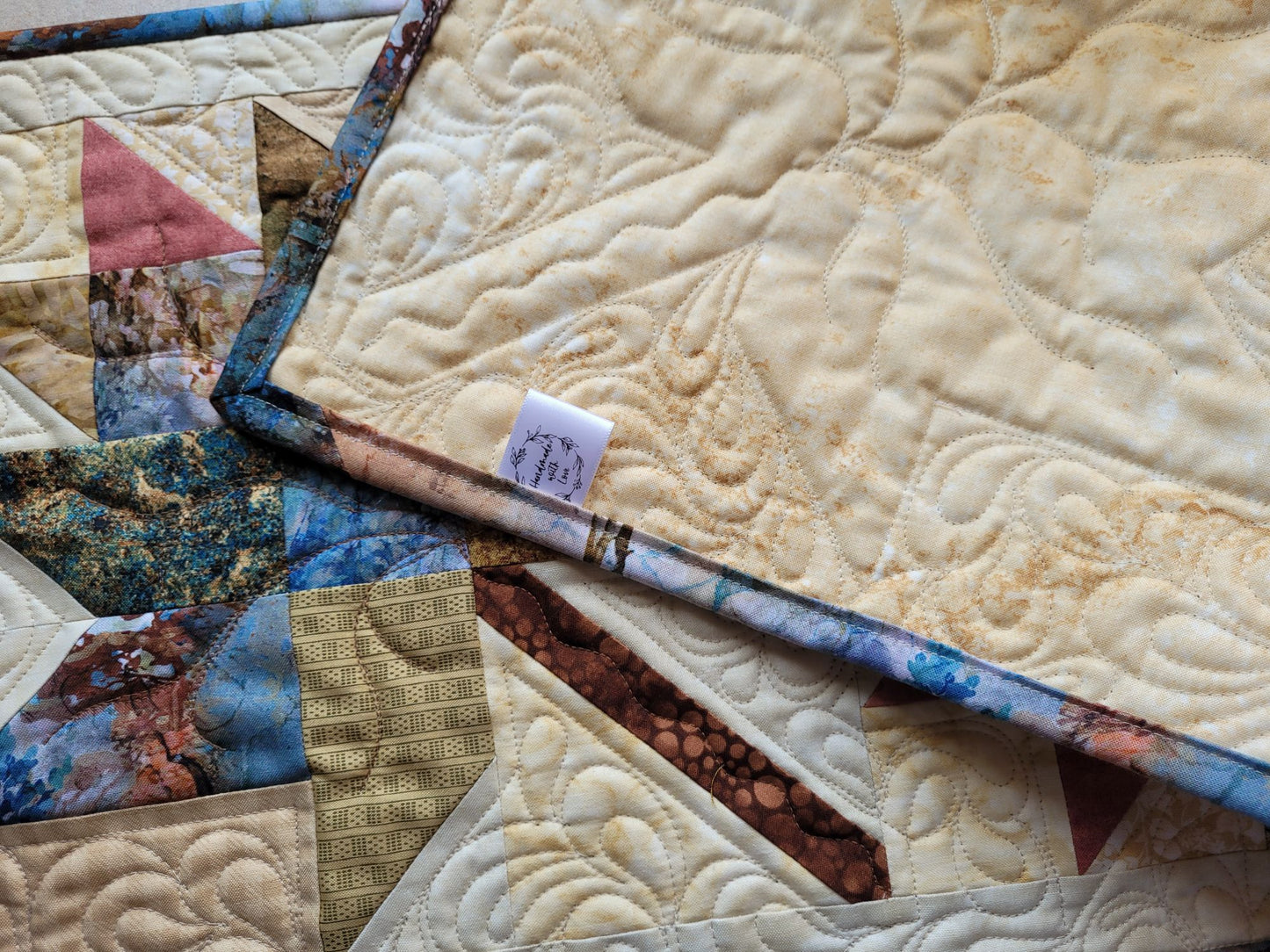 Whispering Winds Quilted Table Runner