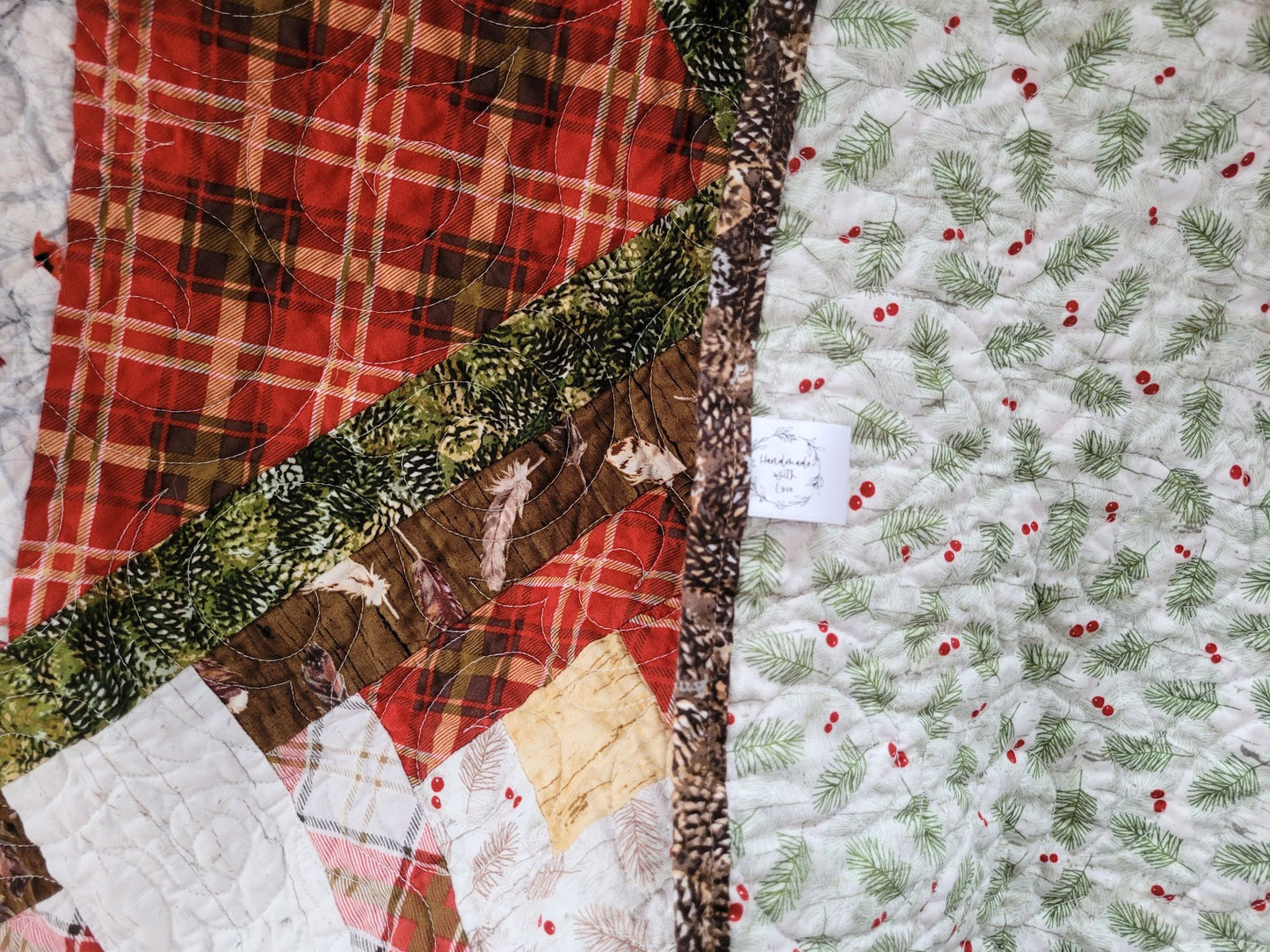 Winter Woodland Throw Quilt