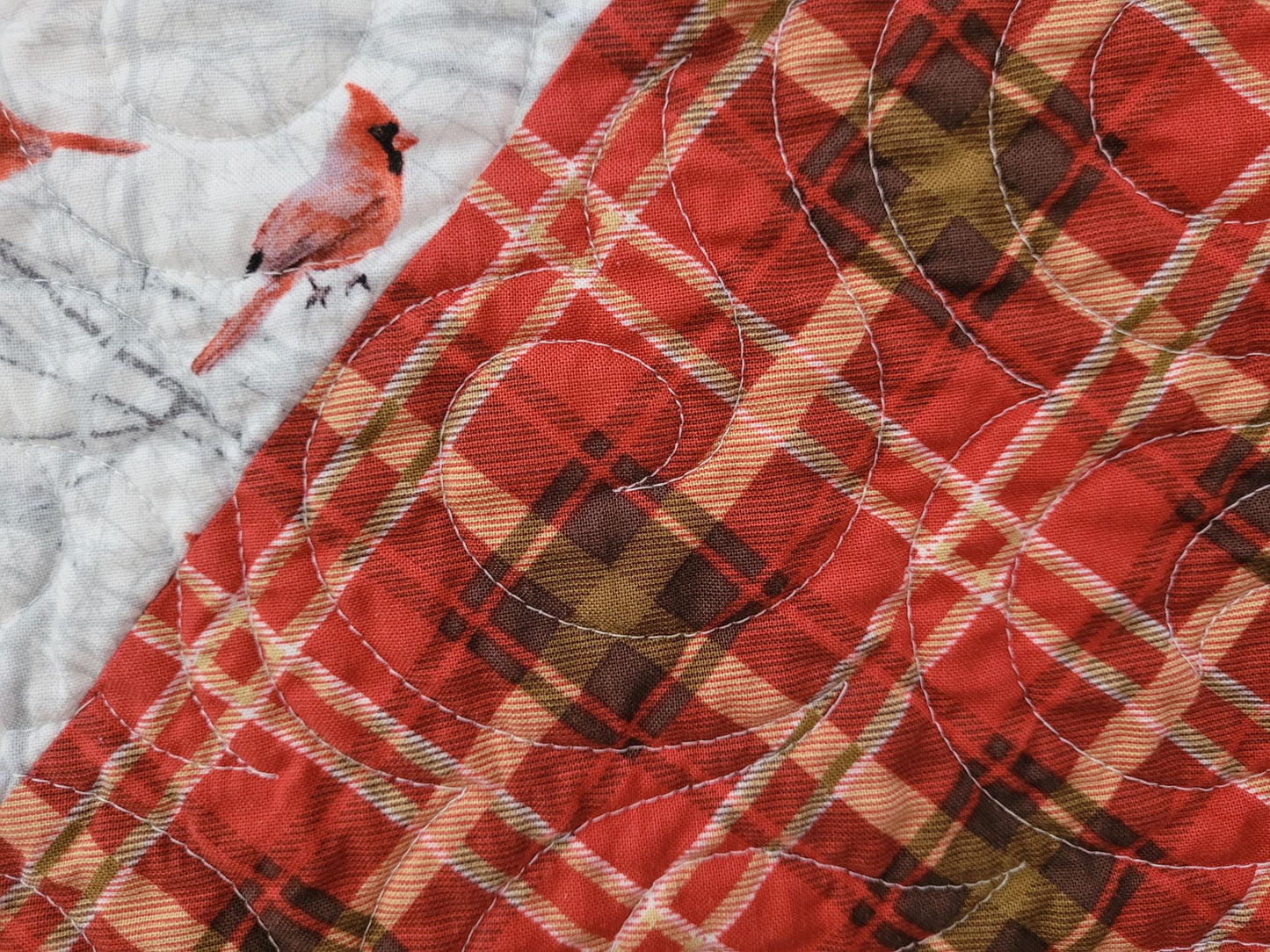 Winter Woodland Throw Quilt