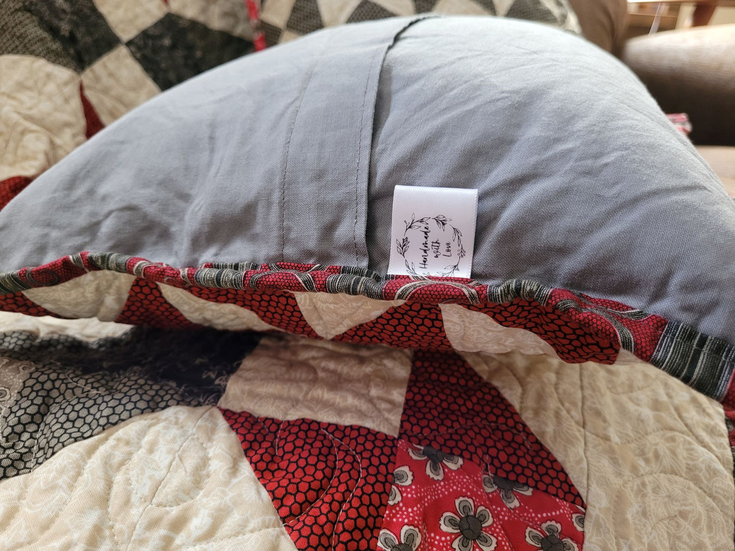 Classic Hearth Pillow - Red 12 inch