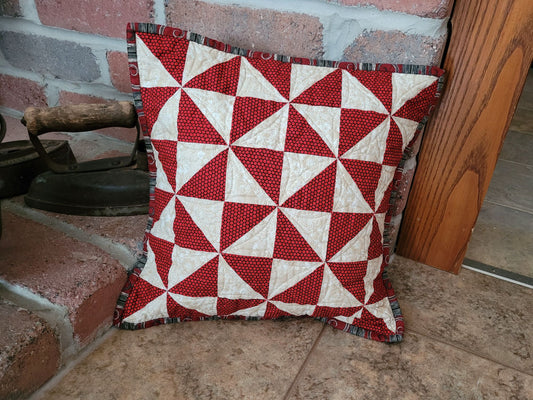 Classic Hearth Pillow - Red 12 inch