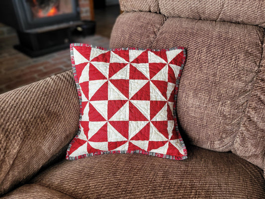 Classic Hearth Pillow - Red 12 inch