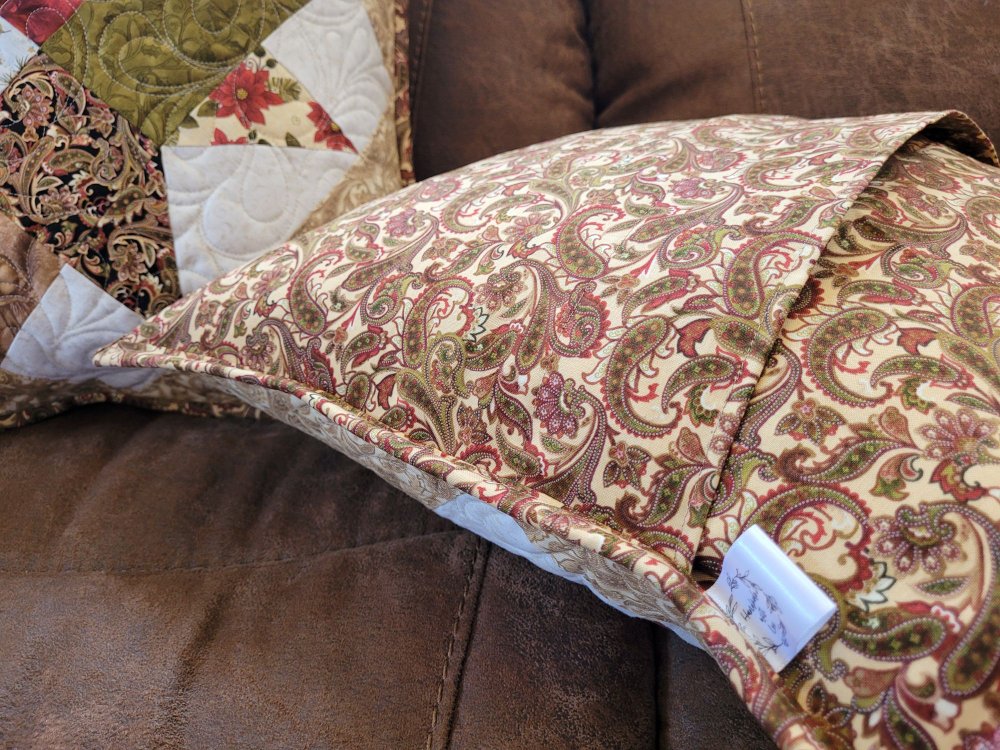 Rustic Woven Star Christmas Pillow, 17 inch