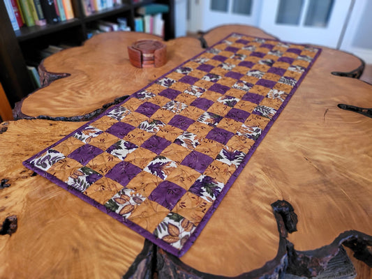 rustic autumn table runner