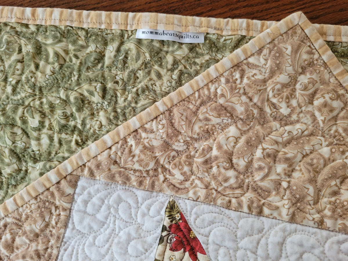Rustic Woven Star Christmas Table Topper