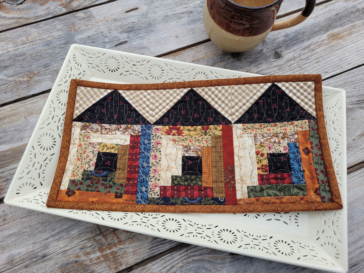 Soddy House Mini Quilt, gingham