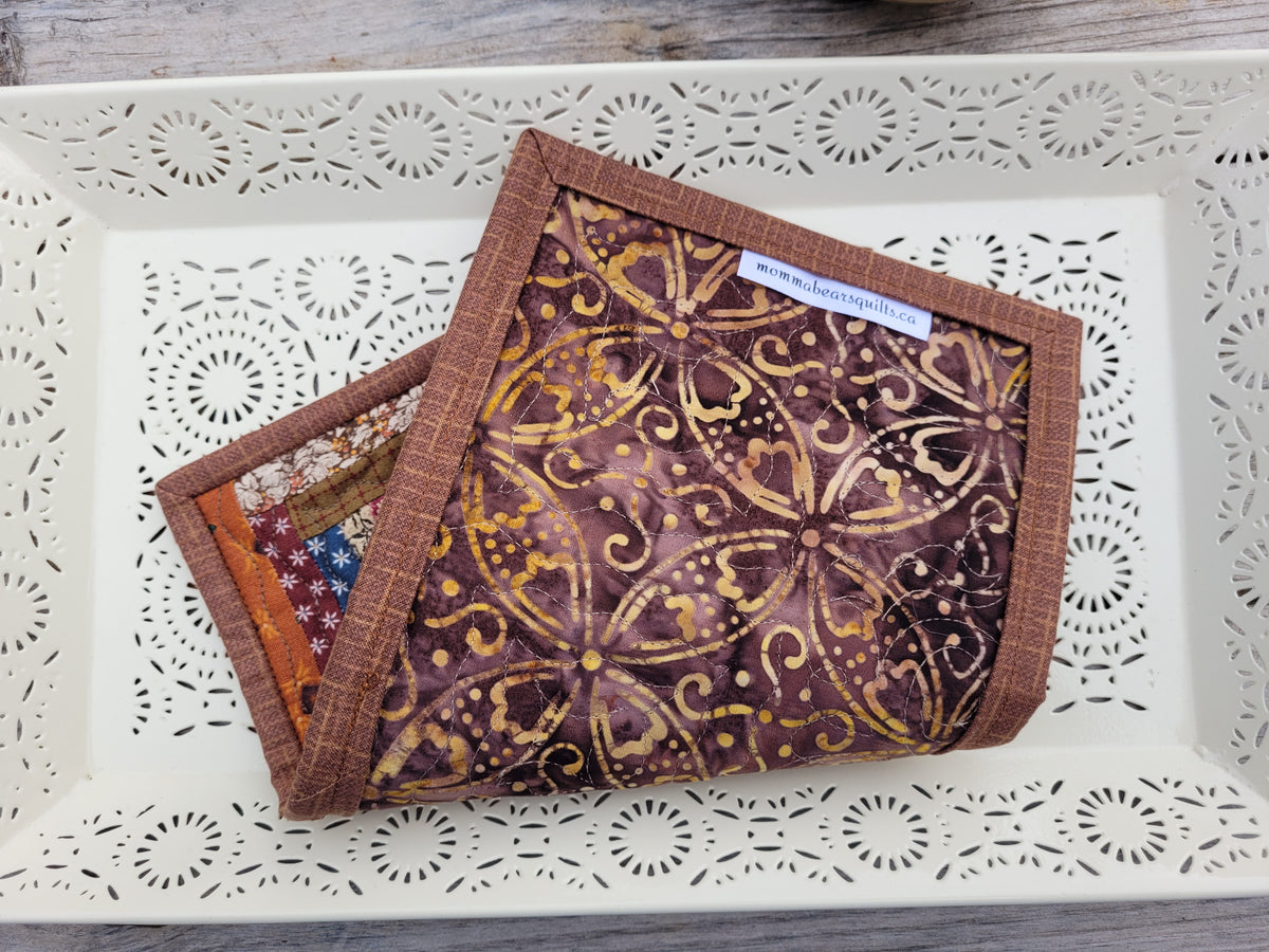 Soddy House Mini Quilt, wheat