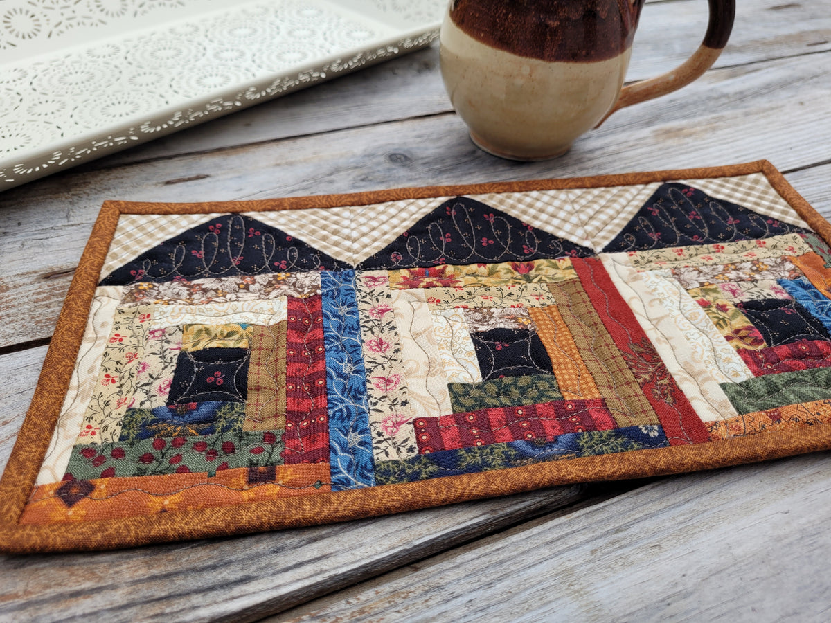 Soddy House Mini Quilt, gingham