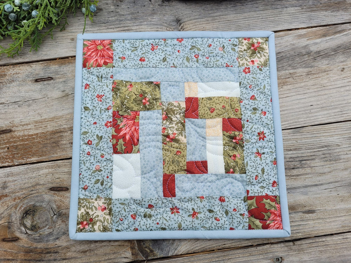 Christmas Holiday Table Runner with Hot Mat