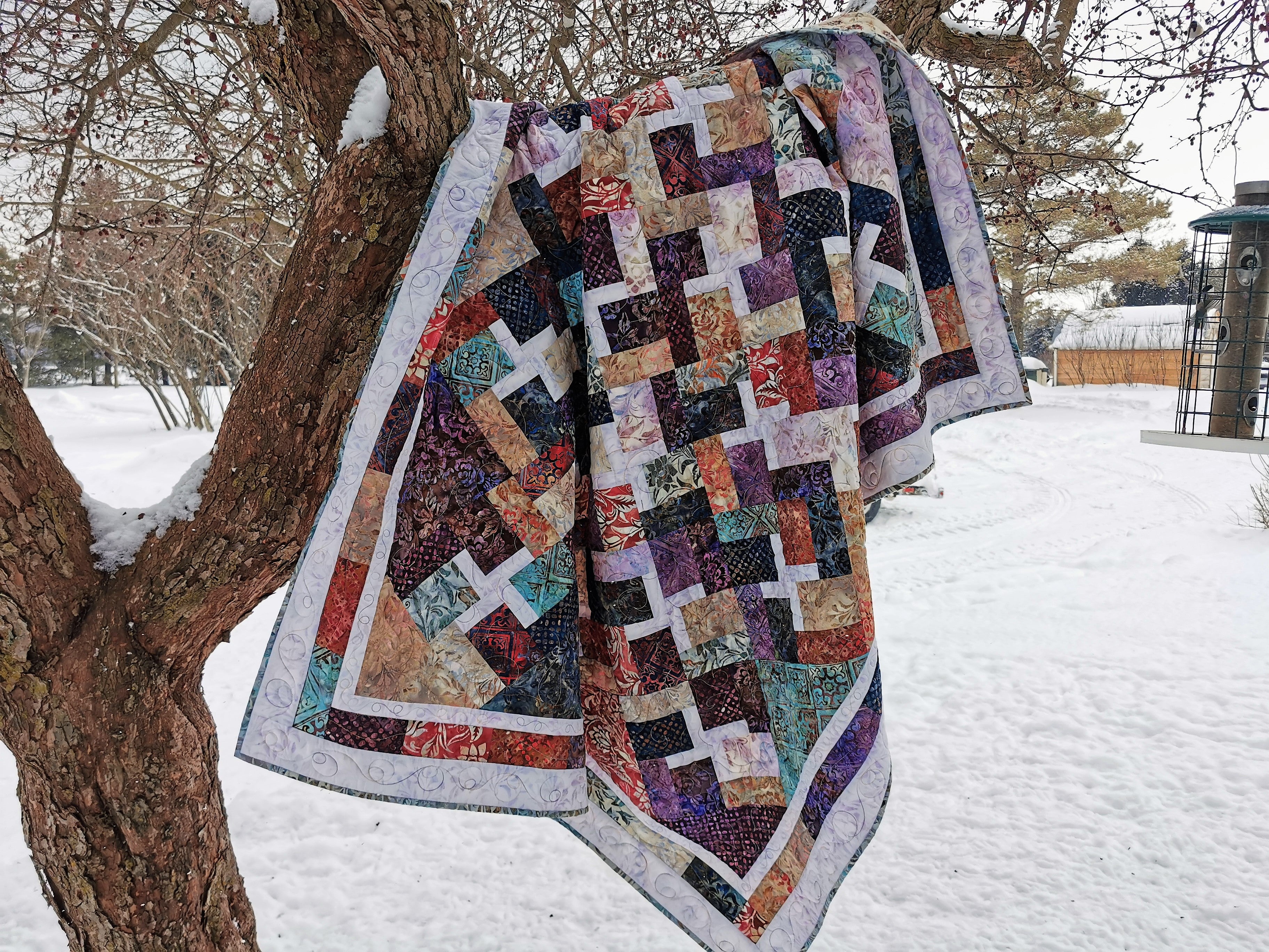 Rustic Throw Quilt