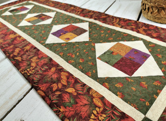 Quilted Fall Table Runner