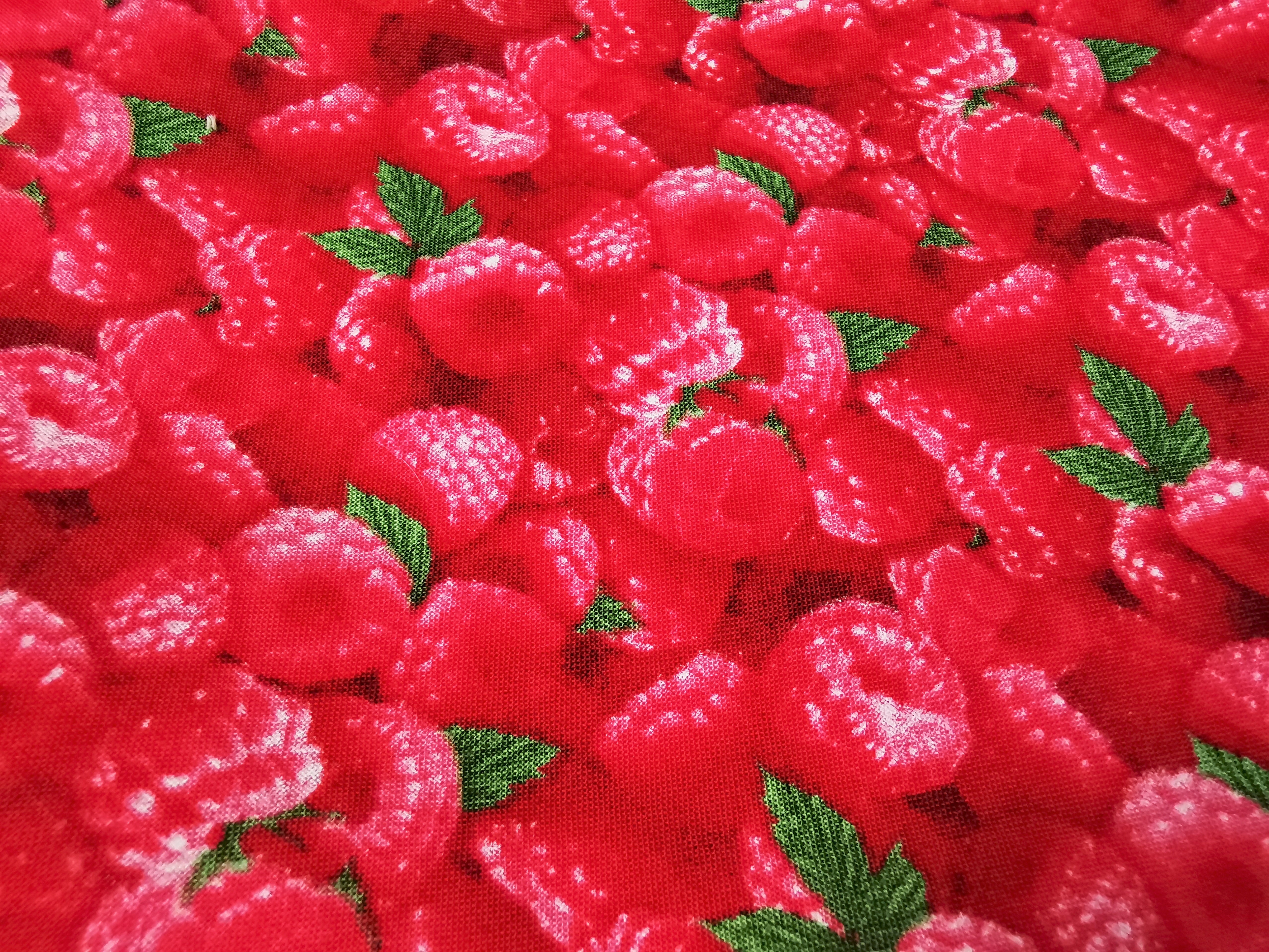 Raspberry Shopping Tote Bag