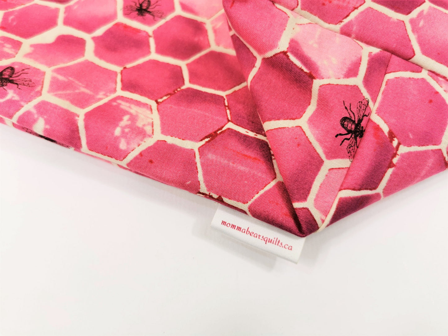 Pink Bee Tote Bag