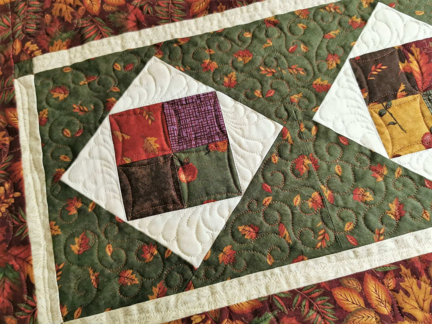 Quilted Fall Table Runner