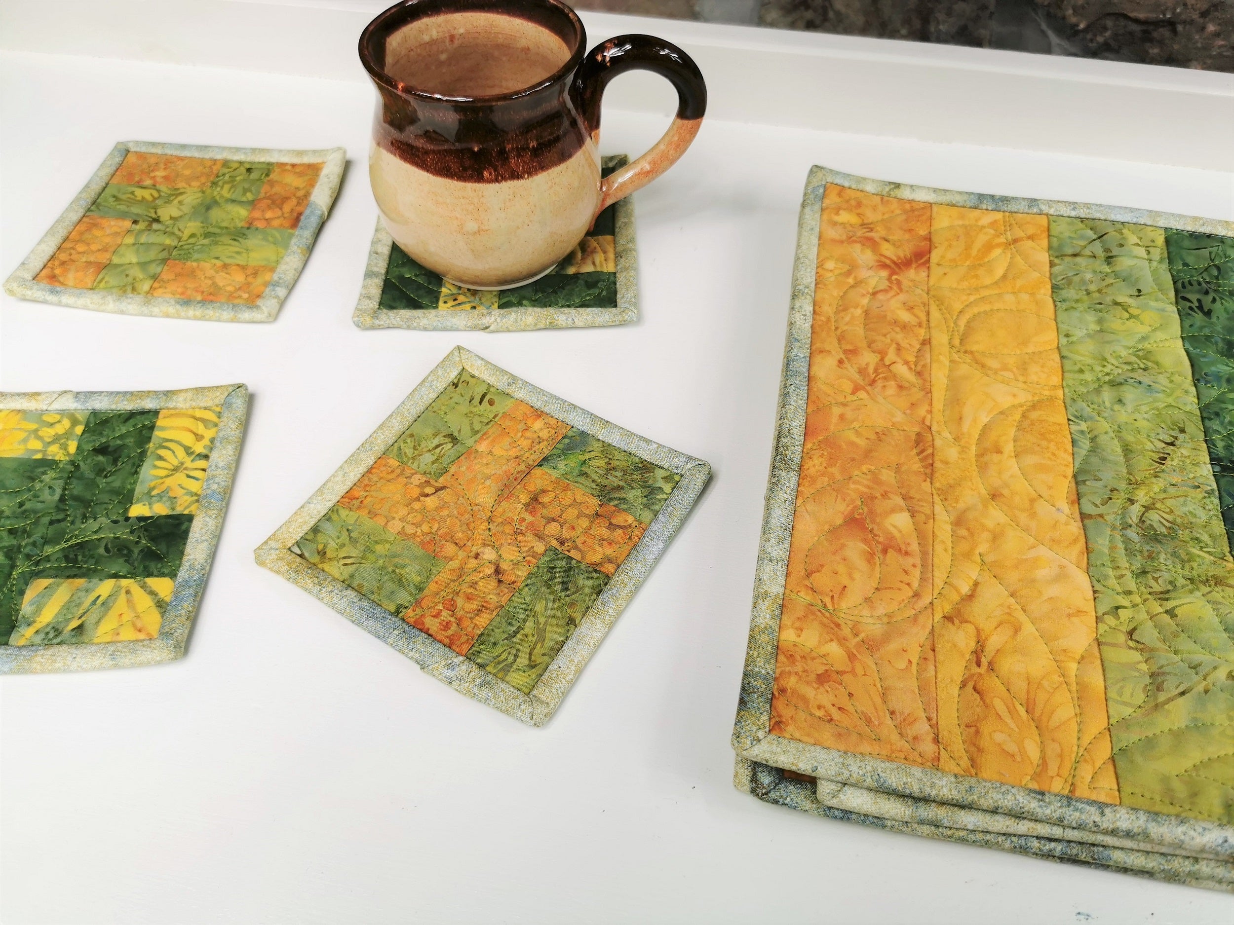 Four Placemats with Coasters