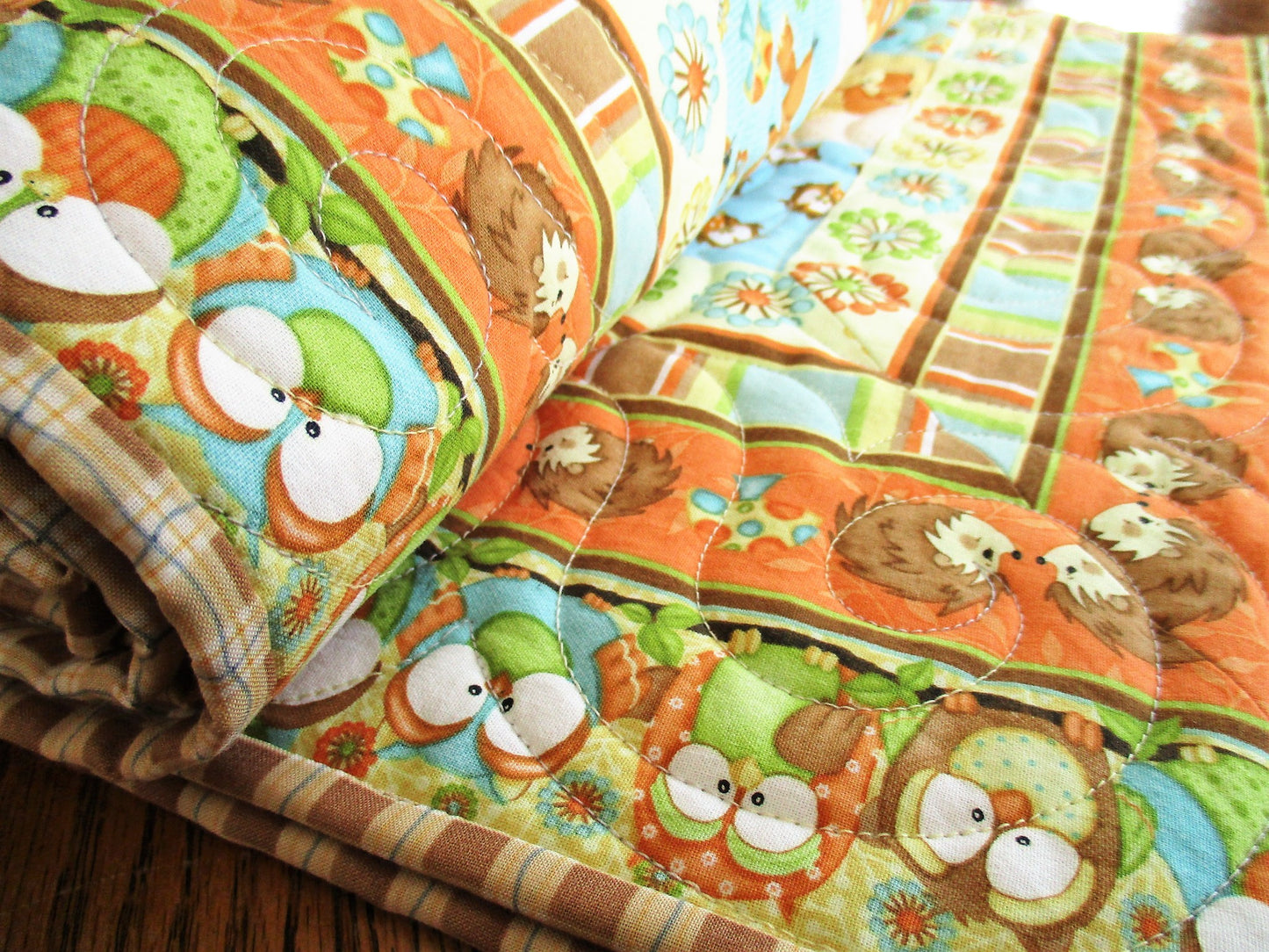 Woodland Animals Baby Quilt