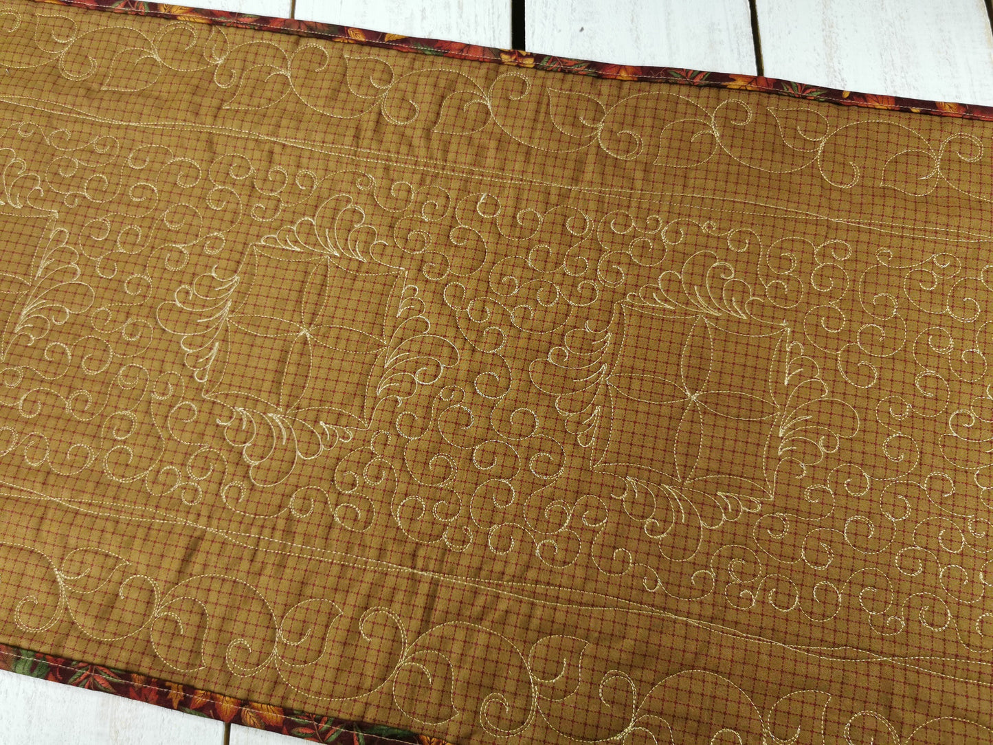 Quilted Fall Table Runner