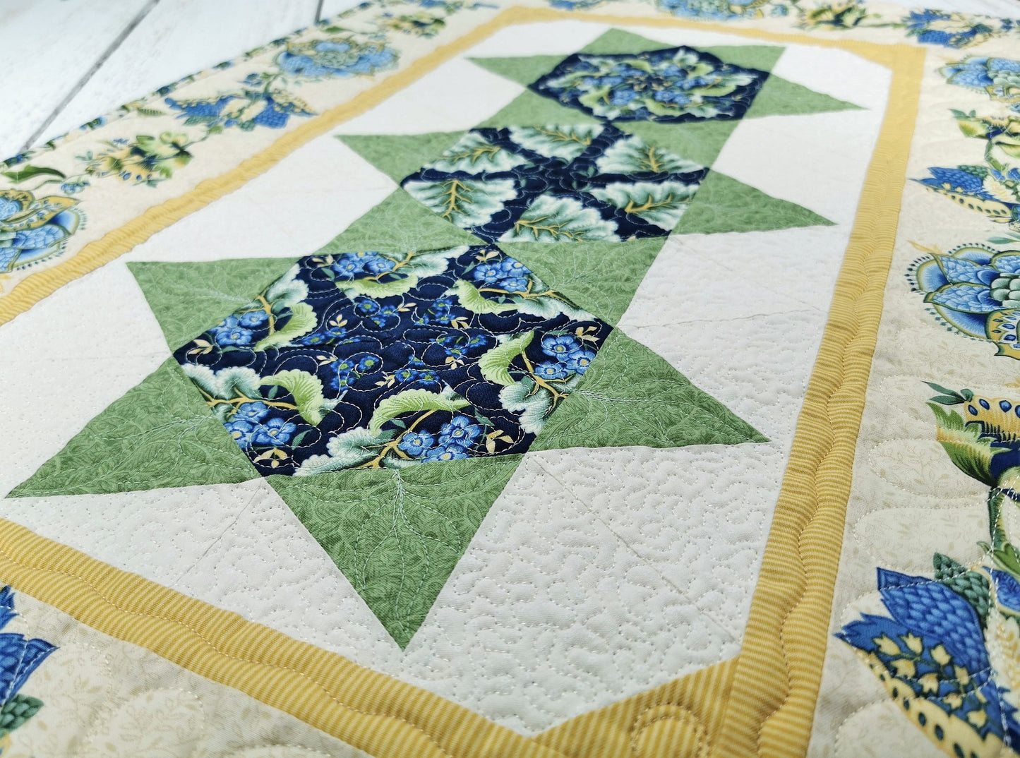 Quilted Star Table Runner,