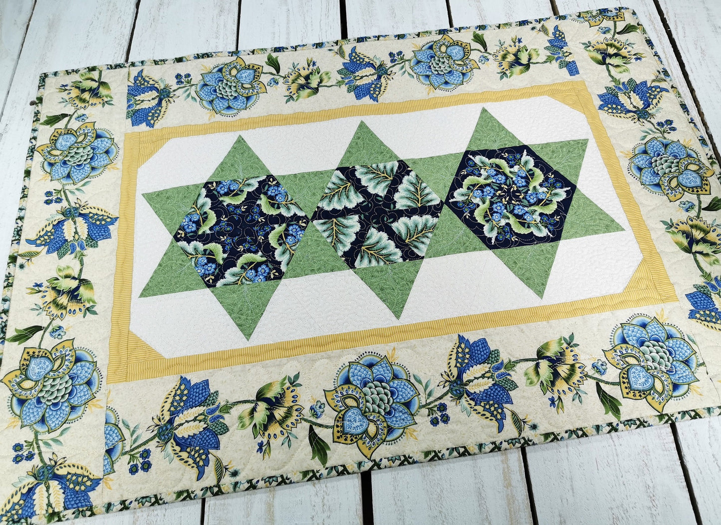 Quilted Star Table Runner,