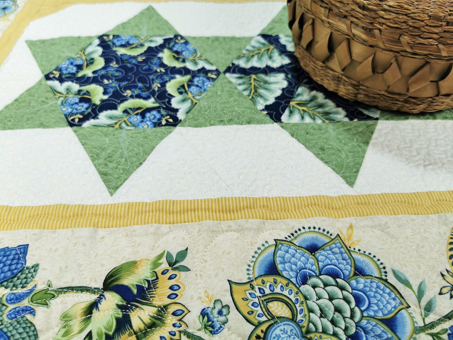 Quilted Star Table Runner,