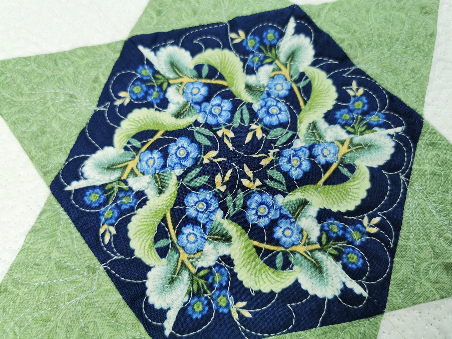 Quilted Star Table Runner,