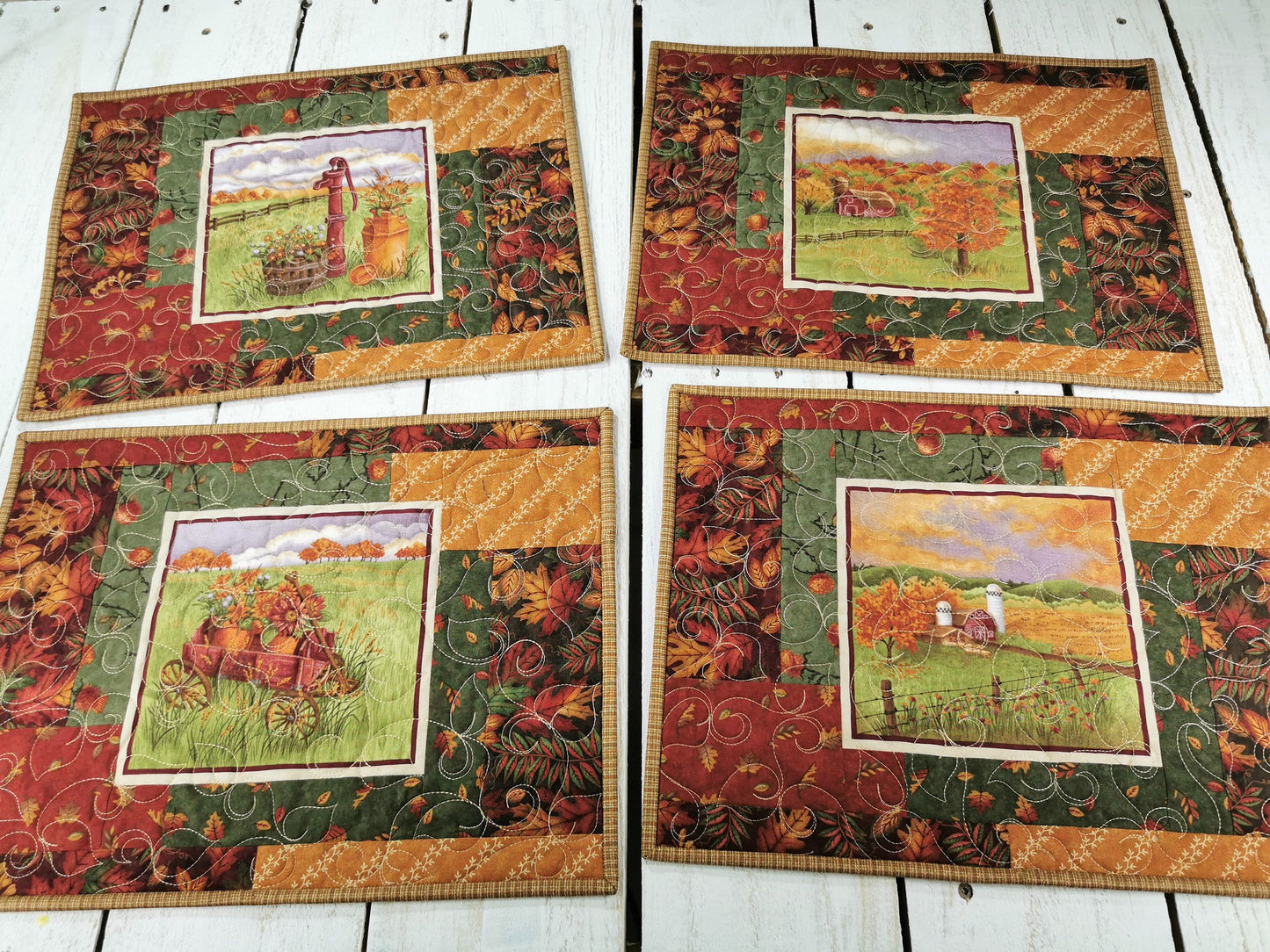 Quilted Fall Placemats