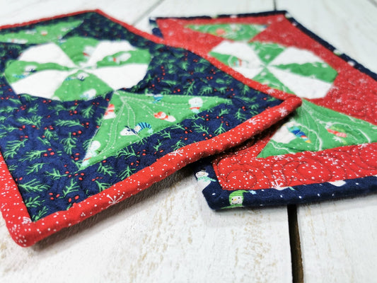 Peppermint Candy Mug Rug