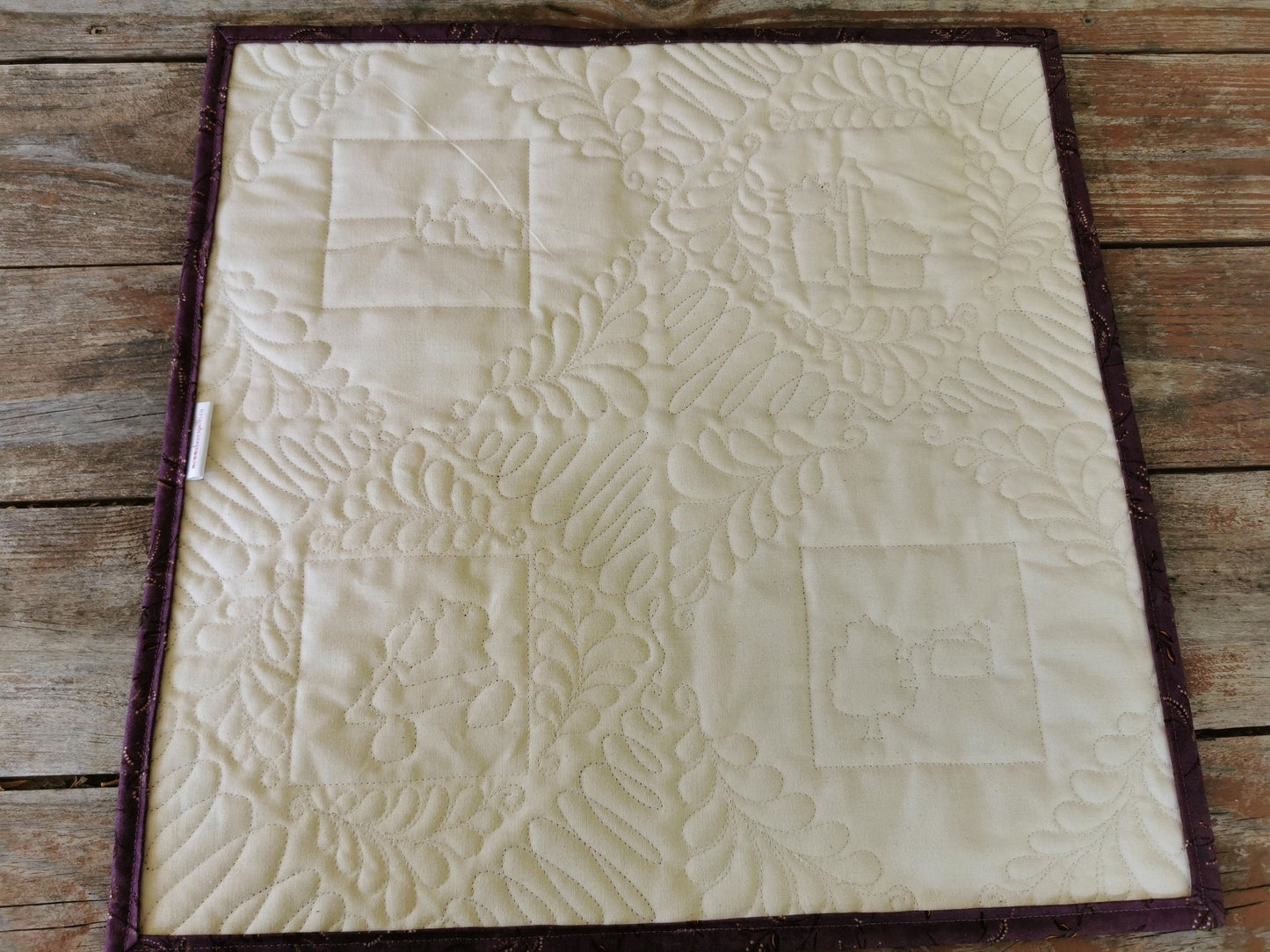 Rustic Country Farm Scene Quilt for Fall, Quilted Table Topper, Autumn Wall Quilt, Farmhouse Decor